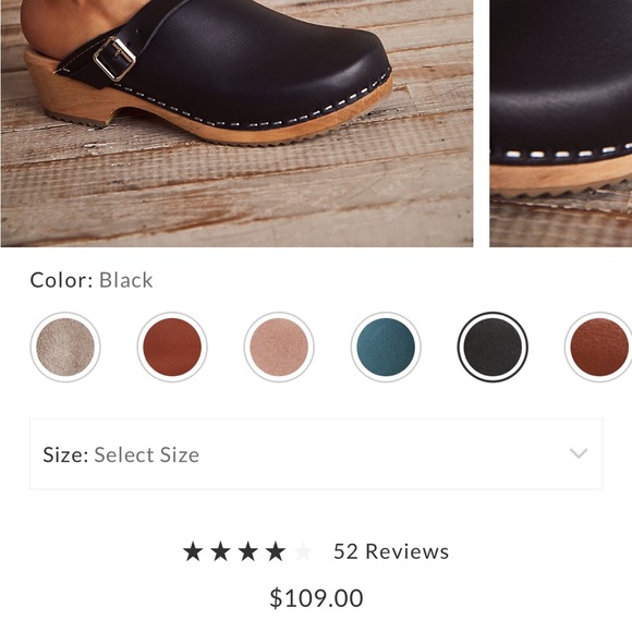 Alma MIA black Swedish clogs - Picture 5 of 8